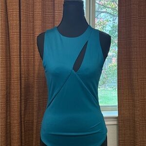 Teal Sleeveless Women's Bodysuit